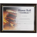 Walnut Finish Certificate Holder Plaque (8 1/2"x11" Opening)